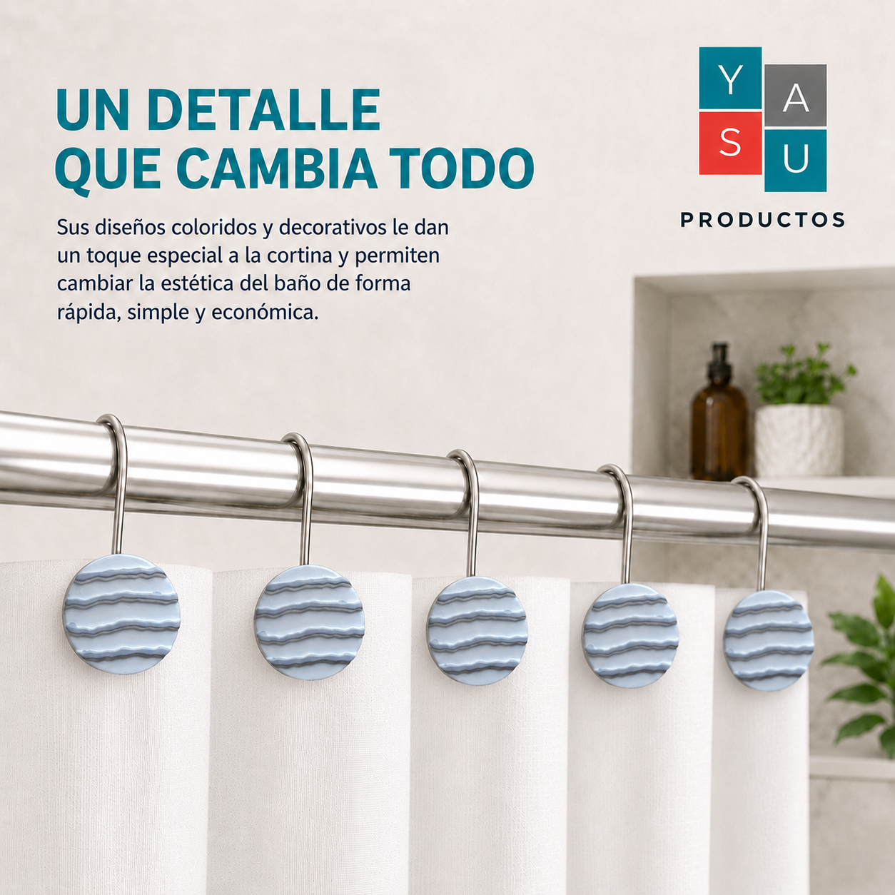 Beneficio Ganchos ocean gris 